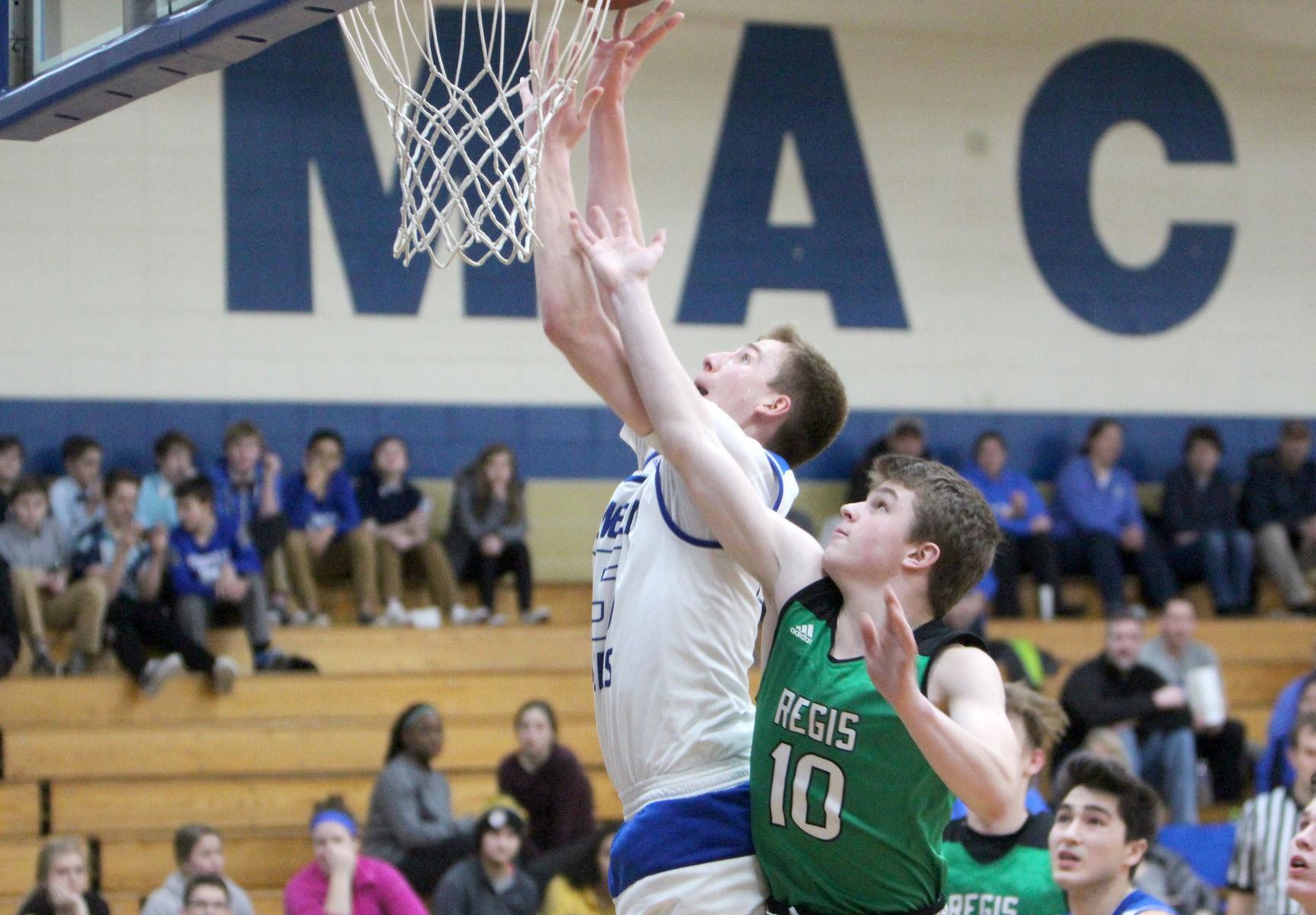 Eau Claire Regis at McDonell boys basketball 2-13-19